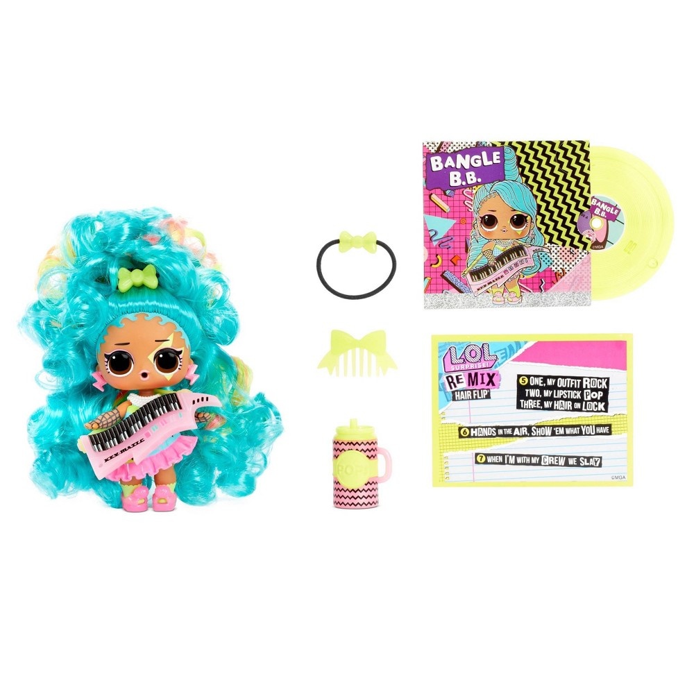 slide 5 of 6, L.O.L. Surprise! LOL Surprise Remix Hair Flip Tots with Hair Reveal & Music Mini Figurine, 1 ct