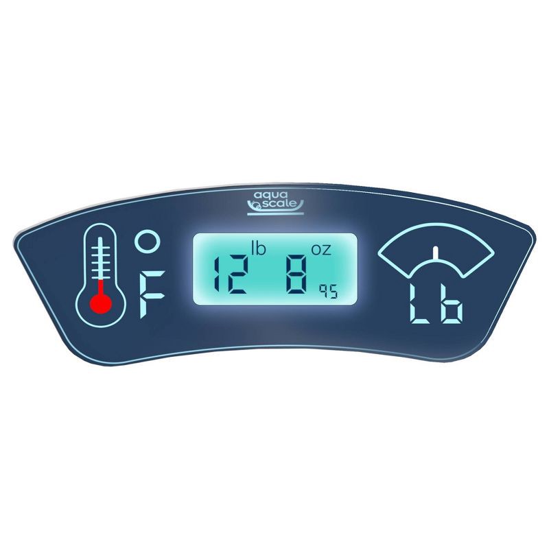 slide 9 of 9, Baby Patent Aqua Scale 3-in-1 Digital Scale Water Thermometer and Infant Tub, 1 ct