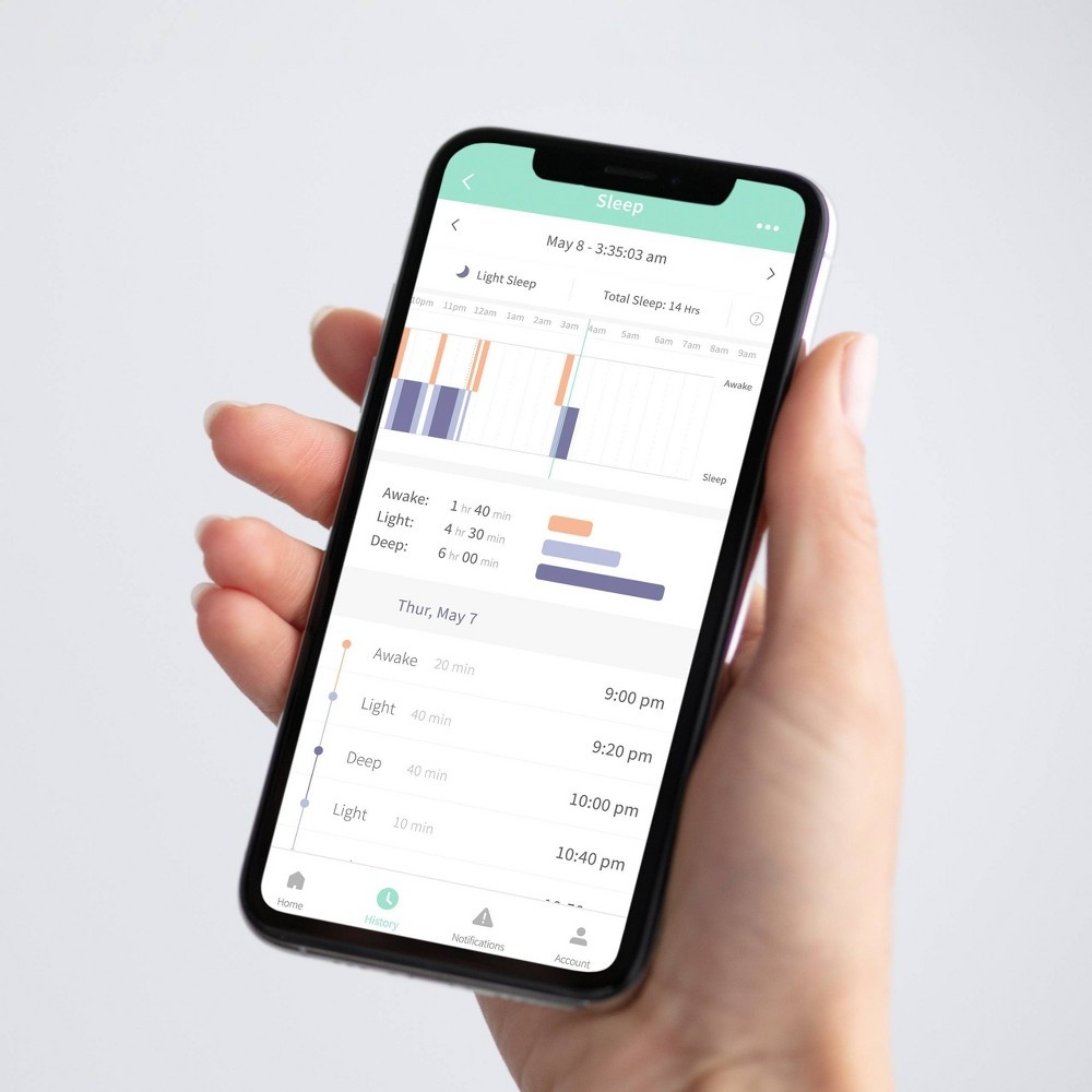 slide 6 of 7, Owlet Smart Sock 3 - Mint Green, 1 ct