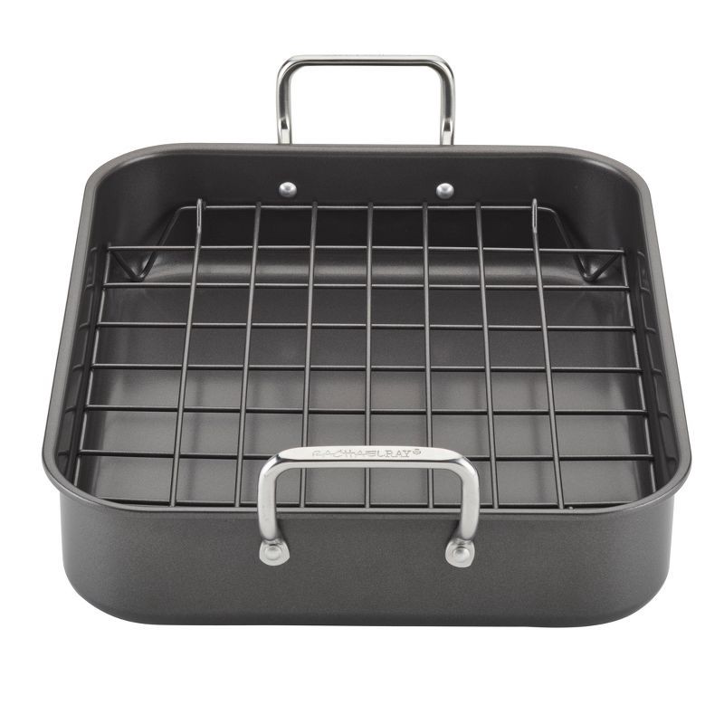 Rachael Ray 16 x 13 Roaster with Dual-Height Rack