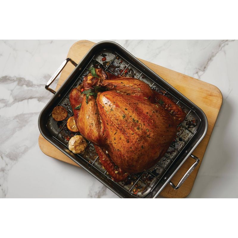 Rachael Ray 16 X 13 Roaster With Dual-height Rack : Target
