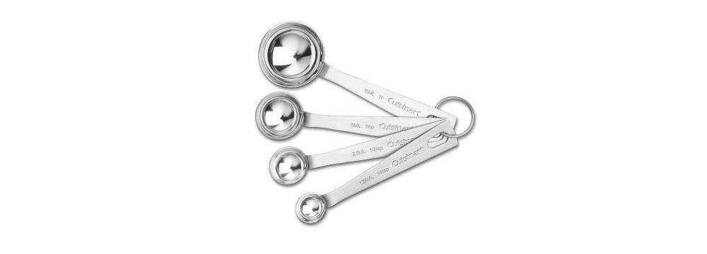 slide 2 of 3, Cuisinart Stainless Steel Measuring Spoons - CTG-00-SMP, 1 ct