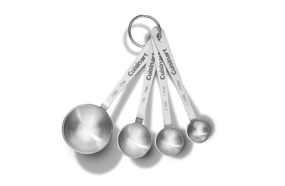slide 3 of 3, Cuisinart Stainless Steel Measuring Spoons - CTG-00-SMP, 1 ct