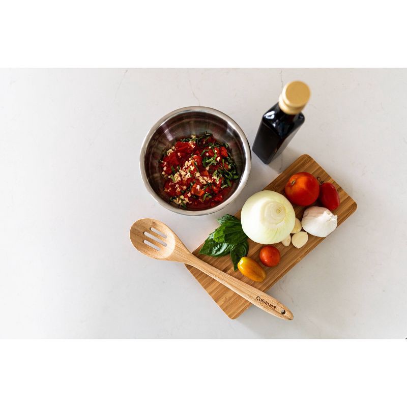 slide 3 of 8, Cuisinart Green Gourmet Bamboo Wood Set of 2 Spoons: Wooden Cooking Utensils, Hand Wash, Adult Kitchen Tool Set, 1 ct