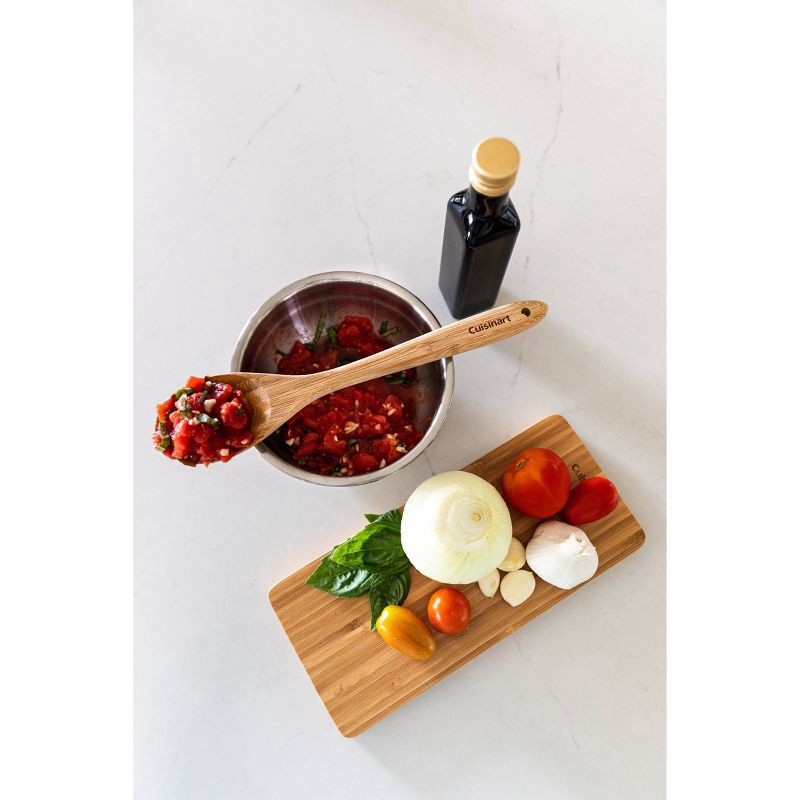 slide 4 of 8, Cuisinart Green Gourmet Bamboo Wood Set of 2 Spoons: Wooden Cooking Utensils, Hand Wash, Adult Kitchen Tool Set, 1 ct