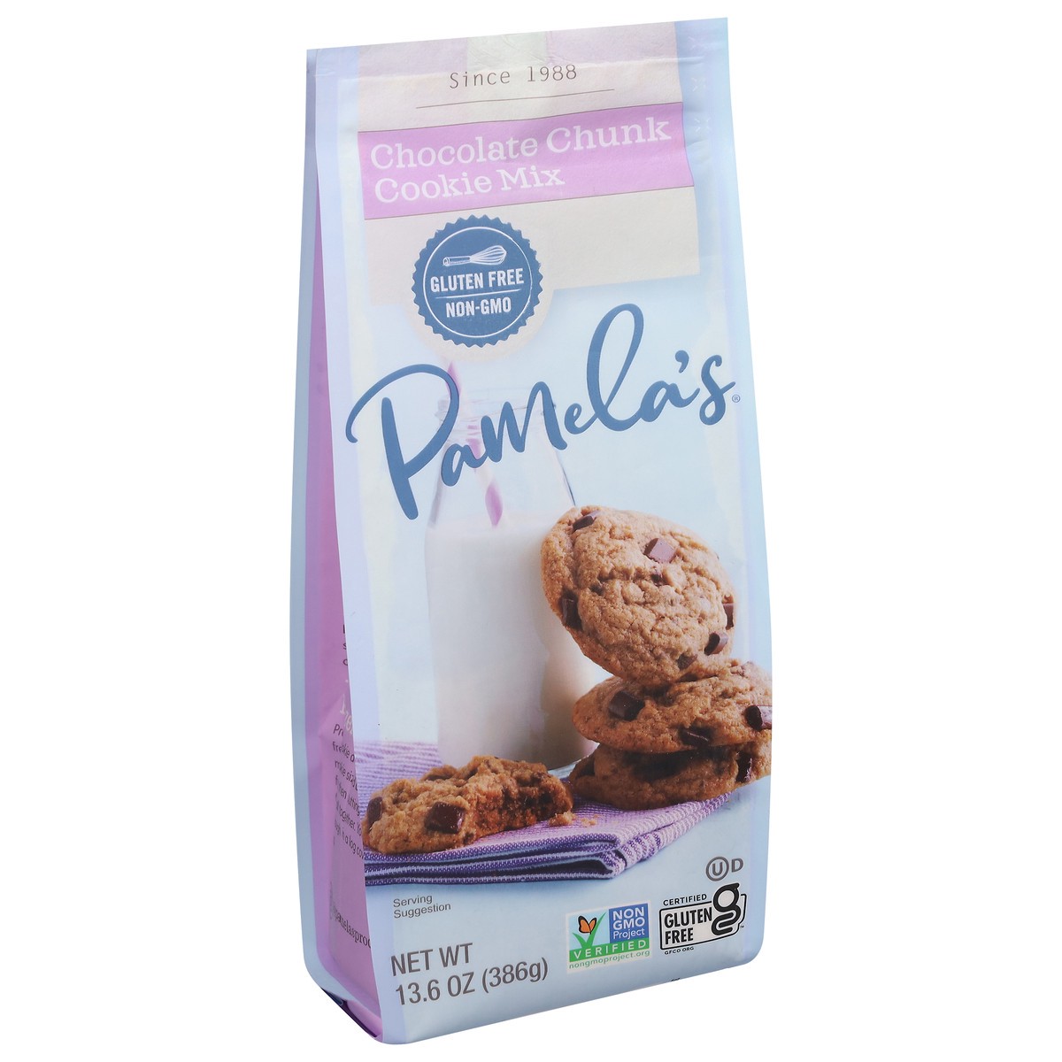 slide 2 of 9, Pamela's Chocolate Chunk Cookie Mix 13.6 oz, 13.6 oz