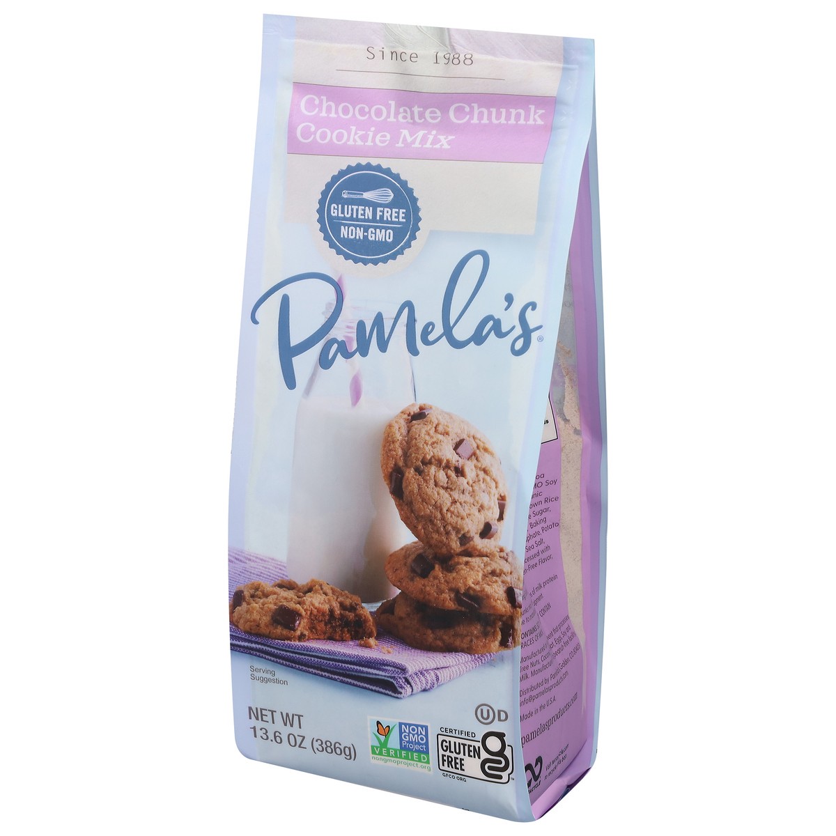 slide 9 of 9, Pamela's Chocolate Chunk Cookie Mix 13.6 oz, 13.6 oz