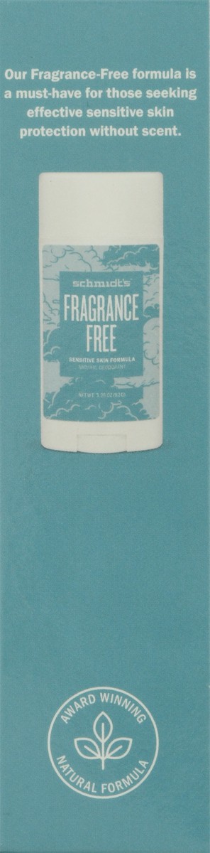 slide 4 of 9, Schmidt's Aluminum Free Natural Deodorant Fragrance Free, 3.25 oz, 3.25 oz