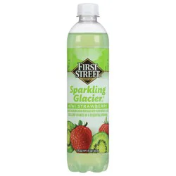 First Street Sparkling Glacier Strawberry Kiwi - 17 oz