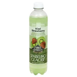First Street Sparkling Glacier Strawberry Kiwi - 17 oz