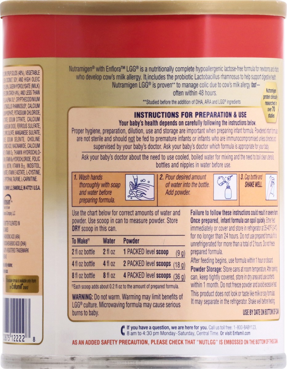 slide 5 of 13, Nutramigen Super Saver Pack 0-12 Months Infant Formula Powder with Iron 27.8 oz, 27.8 oz