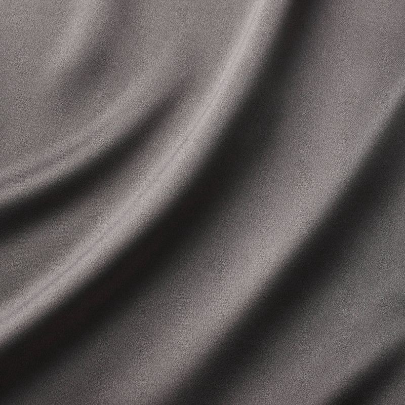 slide 4 of 4, Standard Solid Silk Pillowcase Gray - Casaluna™, 1 ct