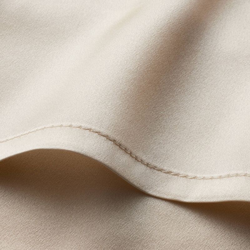 slide 3 of 4, Standard Solid Silk Pillowcase Cream - Casaluna™, 1 ct