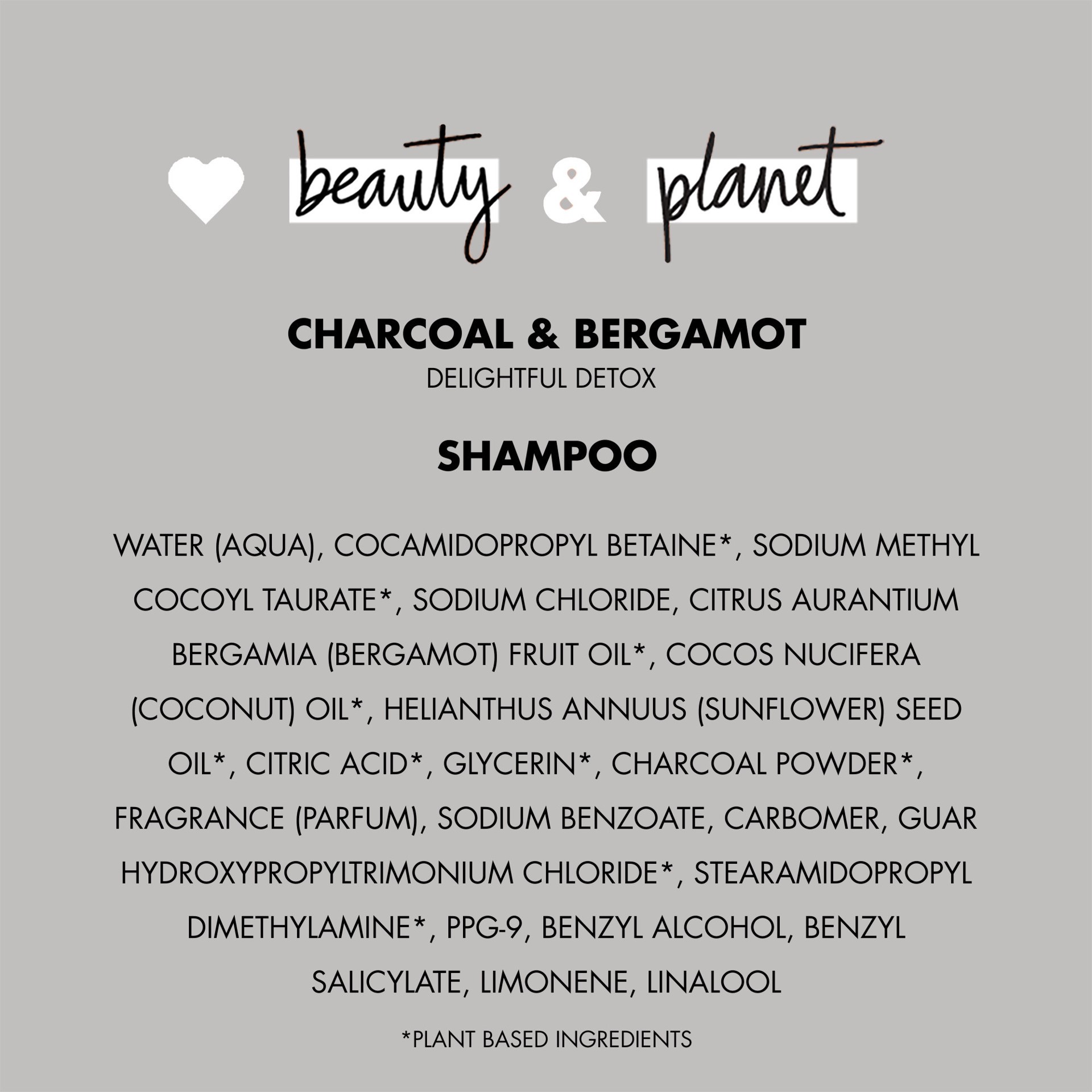 slide 7 of 7, Love Beauty and Planet Sulfate Free Clarifying Shampoo Charcoal & Bergamot, 13.5 oz, 13.5 oz