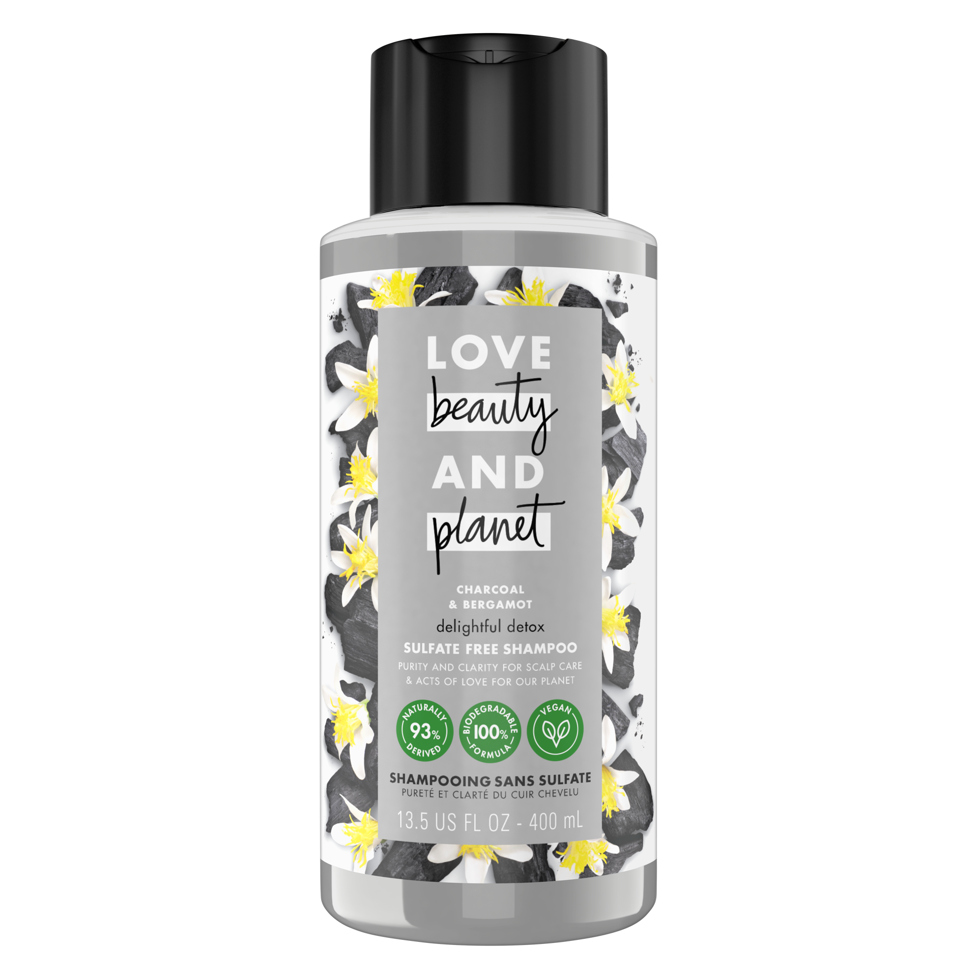 slide 4 of 7, Love Beauty and Planet Sulfate Free Clarifying Shampoo Charcoal & Bergamot, 13.5 oz, 13.5 oz