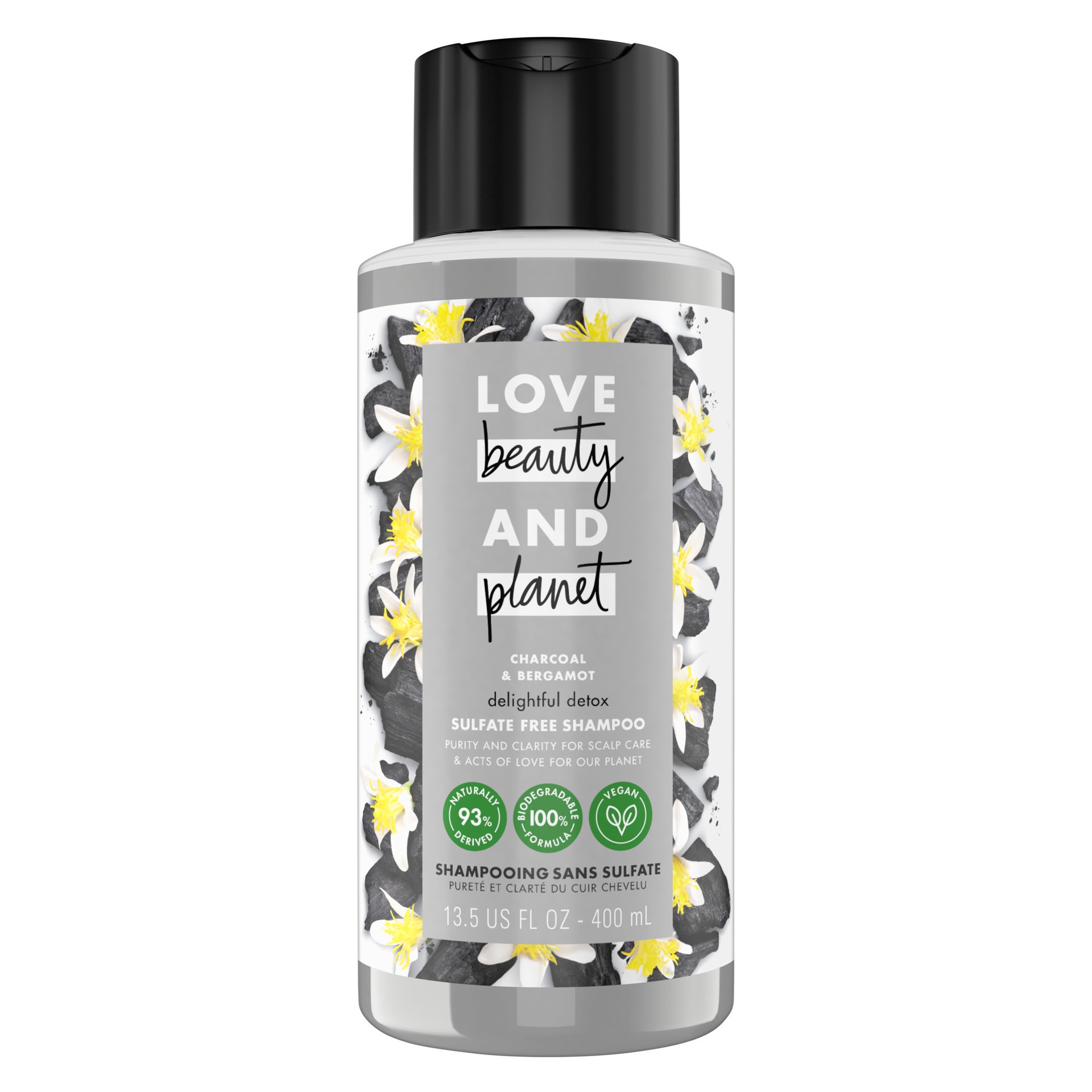 slide 1 of 7, Love Beauty and Planet Sulfate Free Clarifying Shampoo Charcoal & Bergamot, 13.5 oz, 13.5 oz