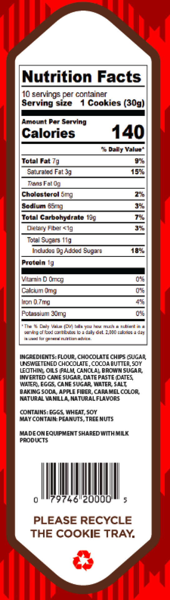 slide 2 of 2, Matt's Bakery Soft-Baked Chocolate Chip Cookies 10.5 oz, 10.5 oz