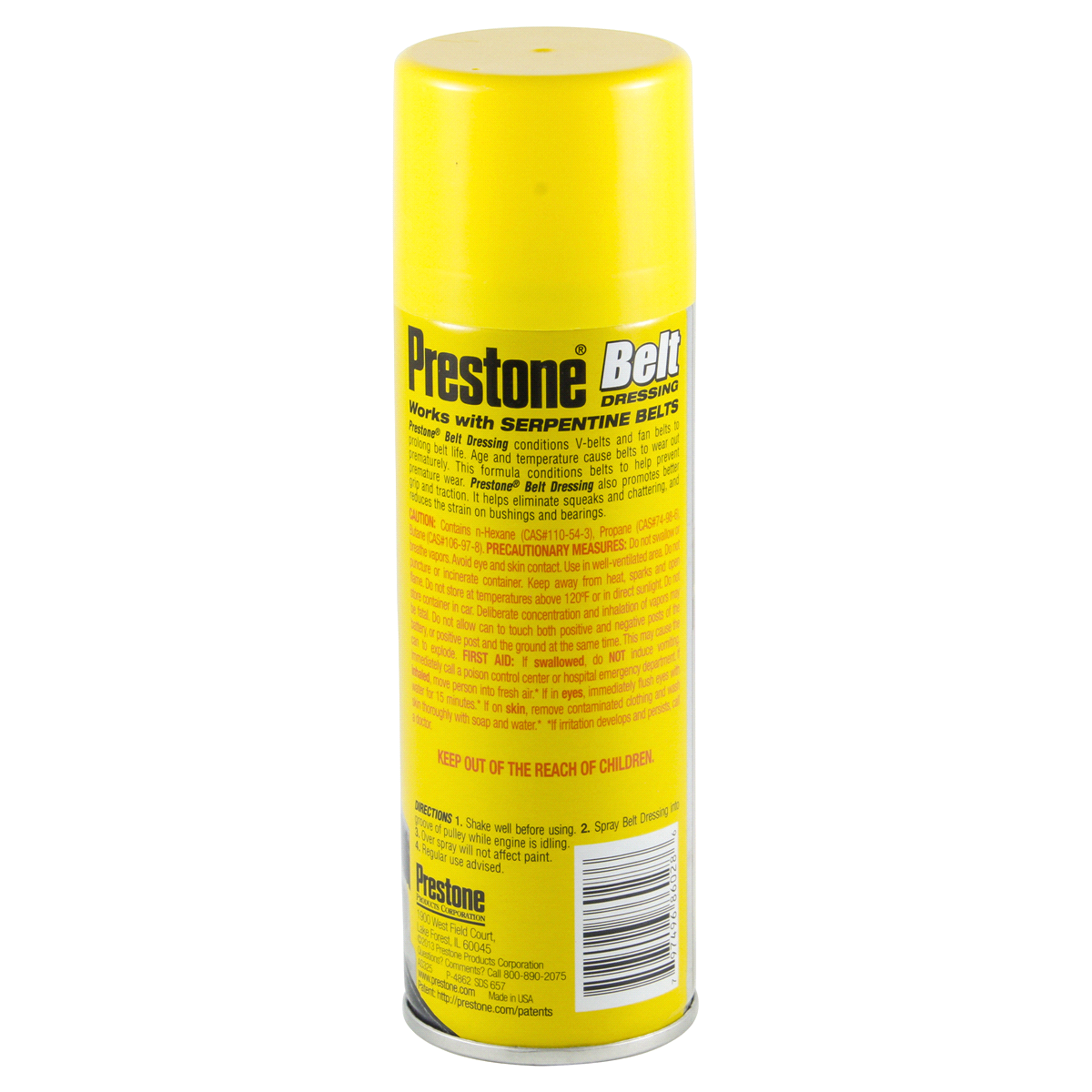 slide 2 of 2, Prestone Belt Dressing, 7.5 oz