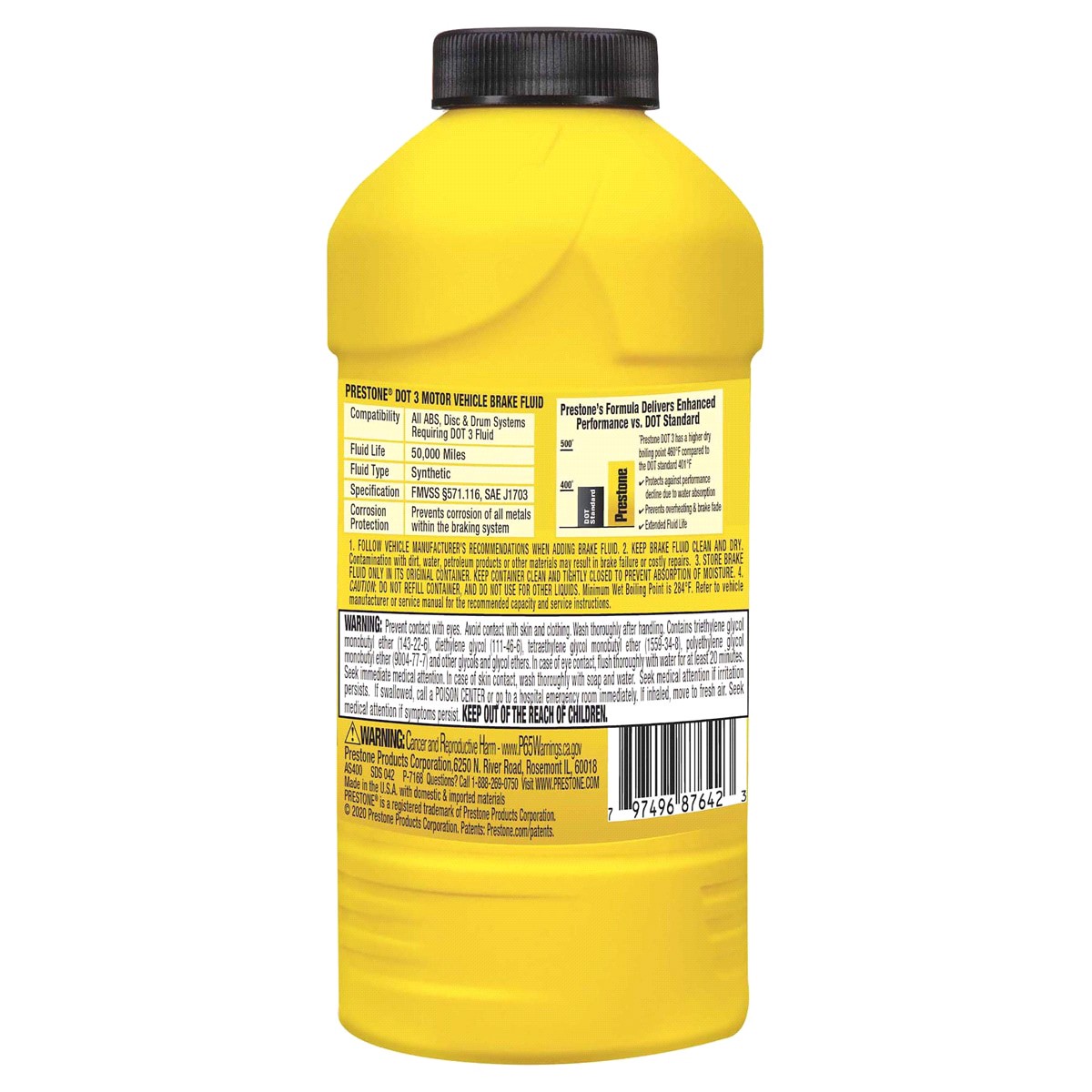 slide 2 of 2, Prestone Brake Fluid 12 oz, 12 oz