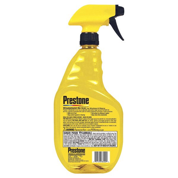 slide 4 of 5, Prestone Windshield De-Icer Trigger Bottle, 32 oz