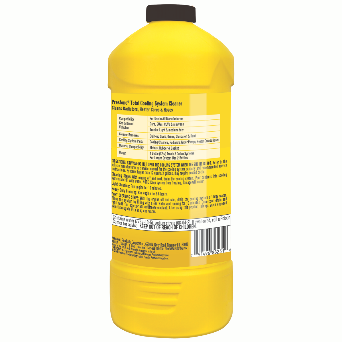 slide 2 of 2, Prestone Total Cooling System Cleaner, 32 fl oz