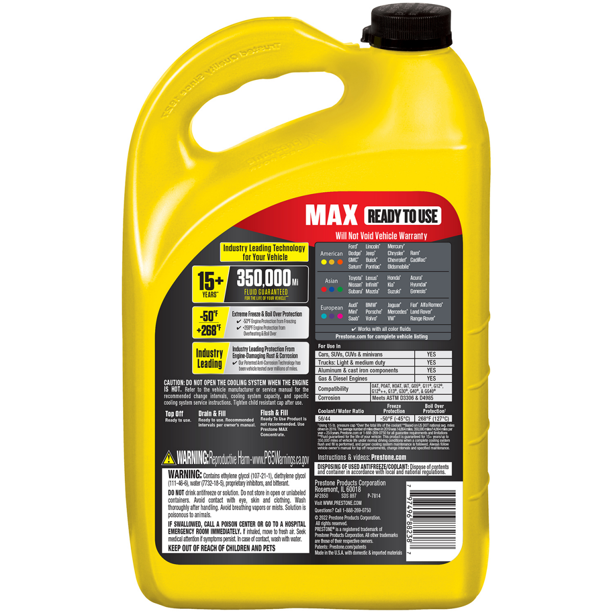 slide 2 of 2, Prestone MAX RTU Antifreeze, 1 ct