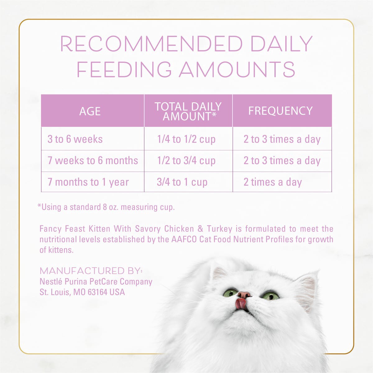 slide 18 of 29, Fancy Feast with Savory Chicken & Turkey Gourmet Kitten Food 48 oz, 48 oz