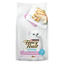 Fancy Feast with Savory Chicken & Turkey Gourmet Kitten Food 48 oz