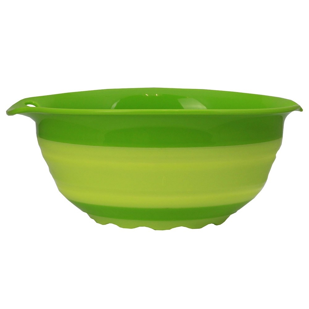 slide 3 of 3, Squish Mixing Bowl - Green, 1.5 qt