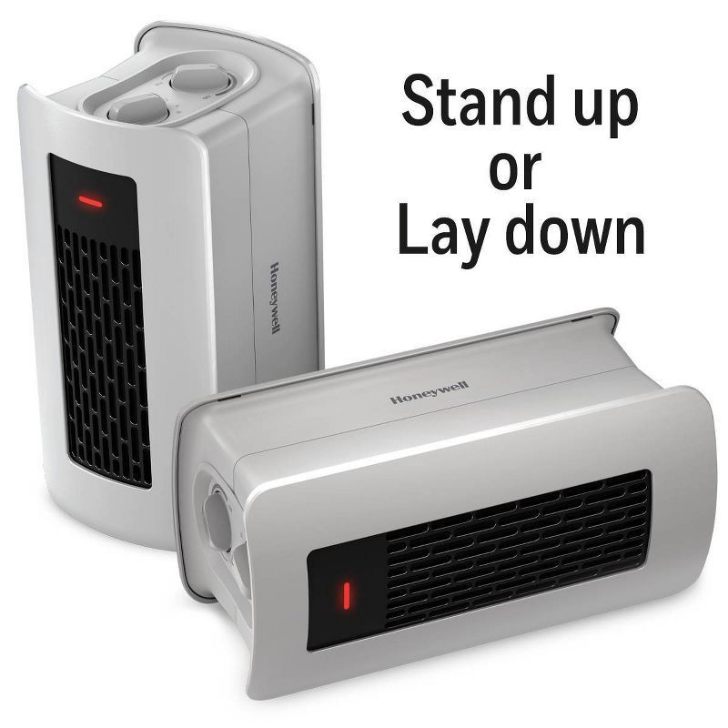 slide 7 of 8, Honeywell Dual Position Heater Fan Gray HHF250V2, 1 ct