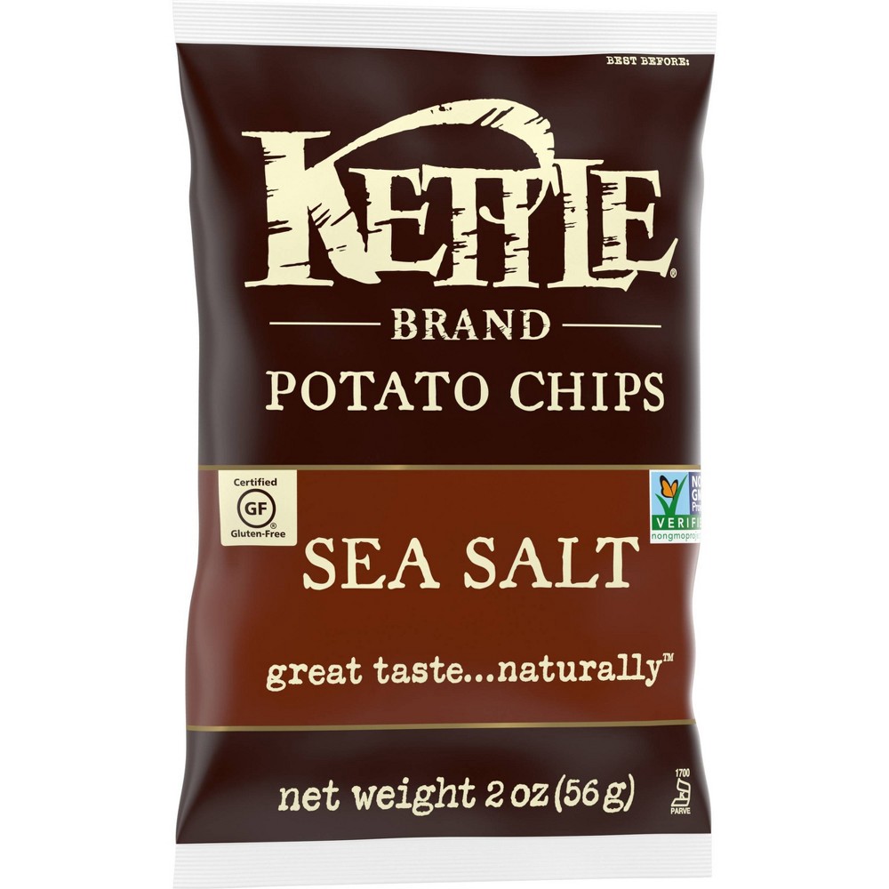 slide 2 of 4, Kettle Brand Sea Salt Potato Chips, 2 oz