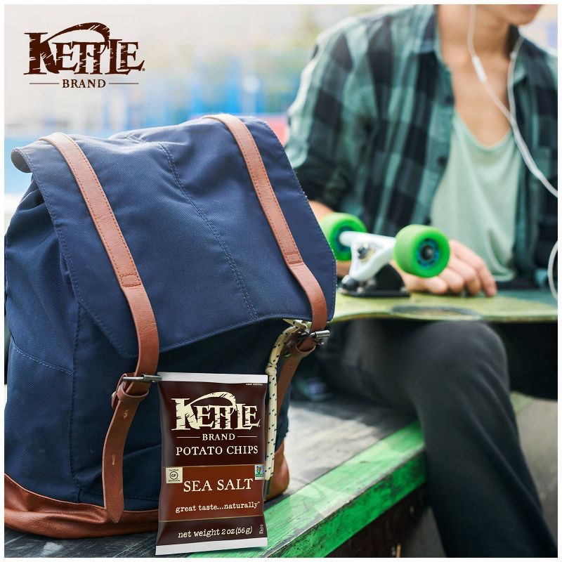 slide 2 of 7, Kettle Brand Potato Chips Sea Salt Kettle Chips Snack - 2oz, 2 oz