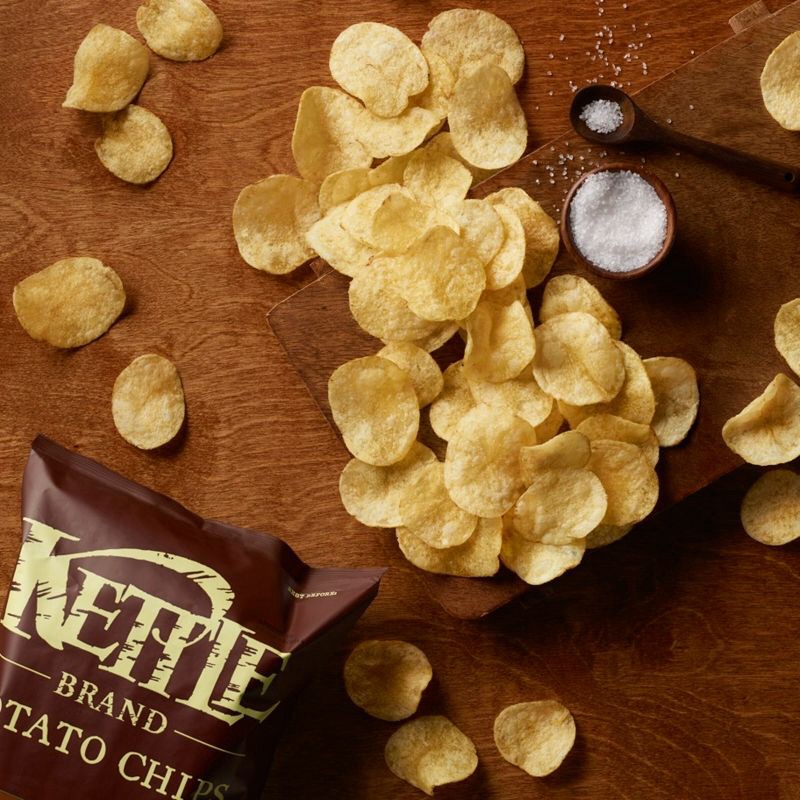 slide 3 of 7, Kettle Brand Potato Chips Sea Salt Kettle Chips Snack - 2oz, 2 oz