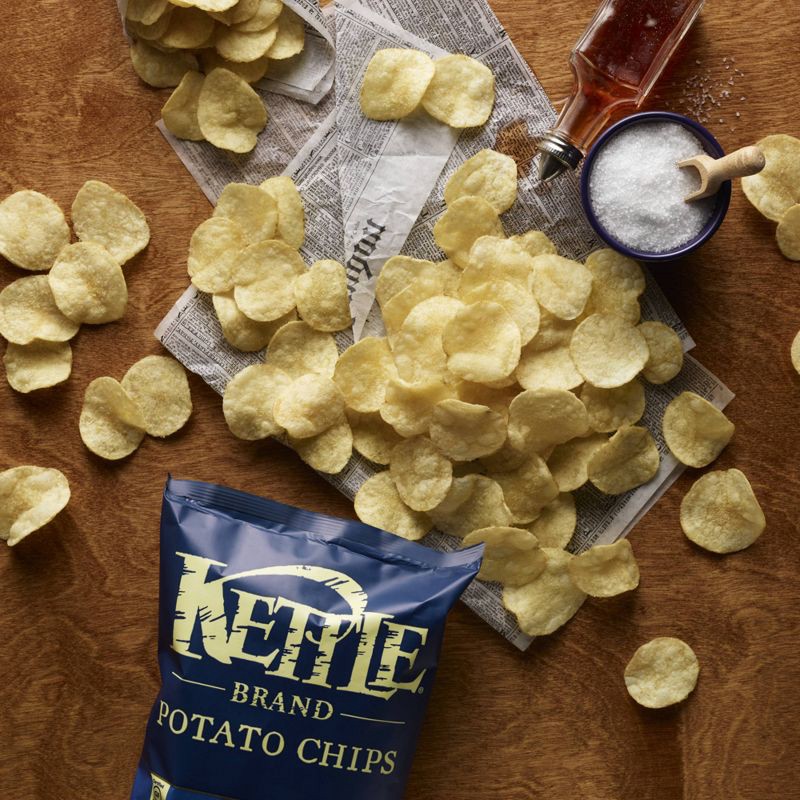 slide 3 of 8, Kettle Brand Potato Chips Salt & Vinegar Kettle Chips Snack - 2oz, 2 oz