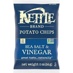 Kettle Brand Potato Chips Salt & Vinegar Kettle Chips Snack - 2oz