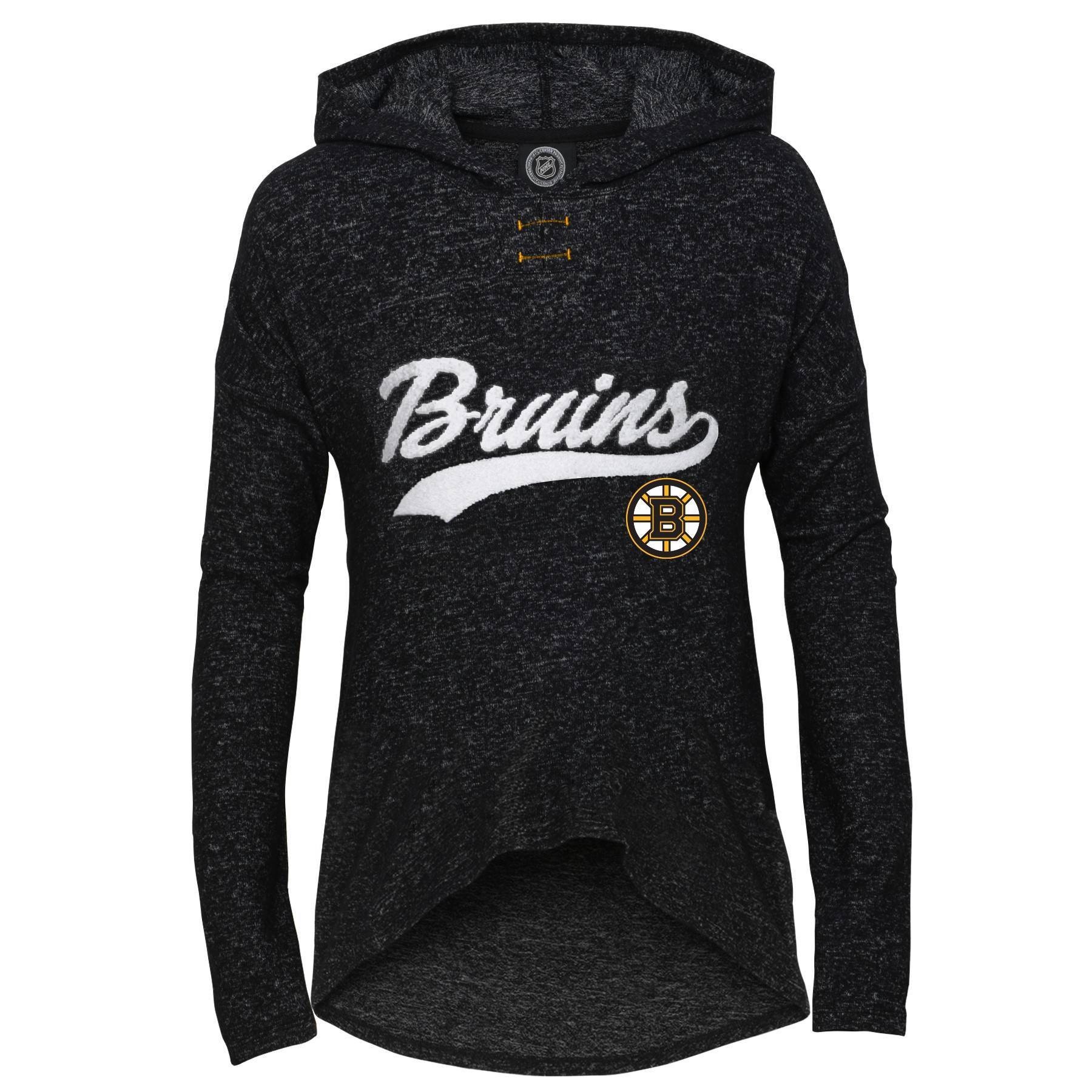 slide 1 of 1, NHL Boston Bruins Girls' Lightweight Hoodie - XL, 1 ct