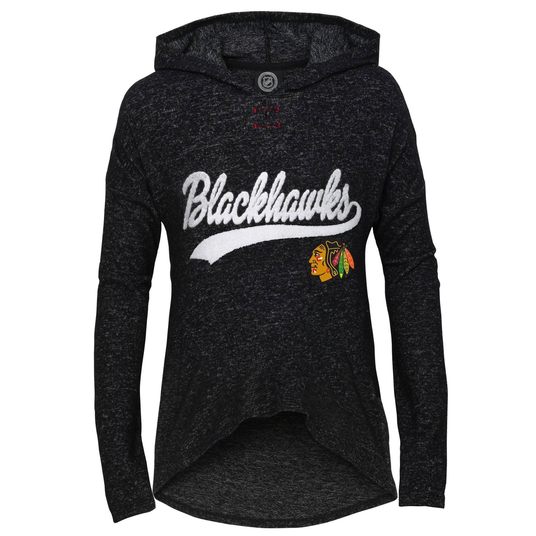 slide 1 of 1, NHL Chicago Blackhawks Girls' Lightweight Hoodie - XL, 1 ct