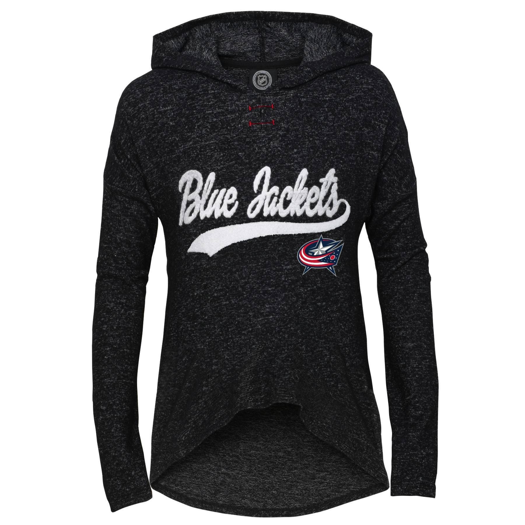 slide 1 of 1, NHL Columbus Blue Jackets Girls' Lightweight Hoodie - XL, 1 ct