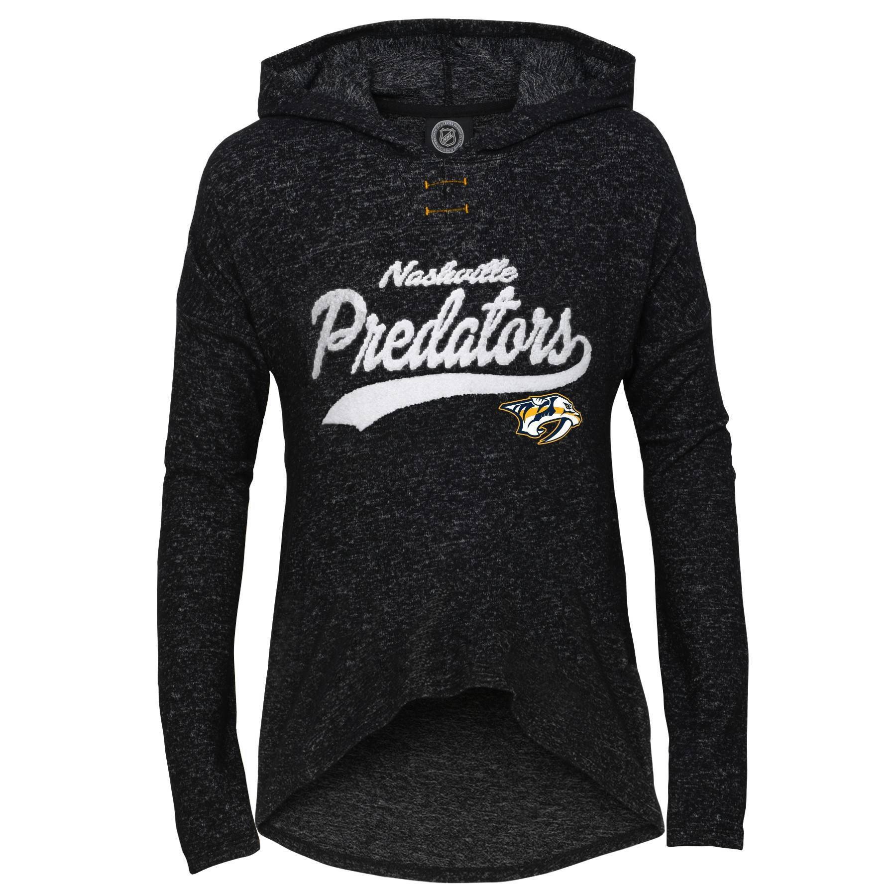 slide 1 of 1, NHL Nashville Predators Girls' Lightweight Hoodie - XL, 1 ct