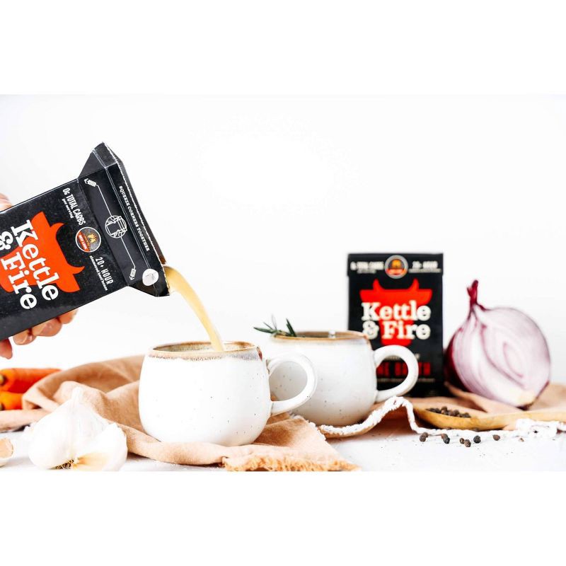 slide 3 of 5, Kettle & Fire Gluten Free Beef Bone Broth - 16.9oz, 16.9 oz