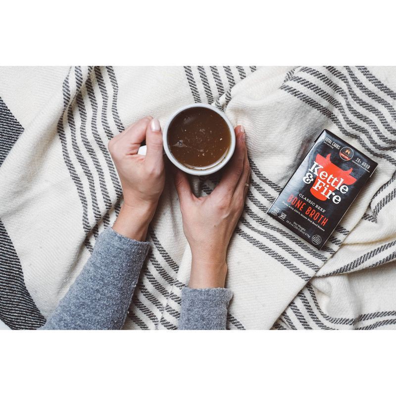 slide 5 of 5, Kettle & Fire Gluten Free Beef Bone Broth - 16.9oz, 16.9 oz