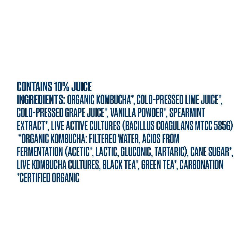 slide 7 of 9, Health-Ade Mint Limeade Kombucha - 16 fl oz, 16 fl oz