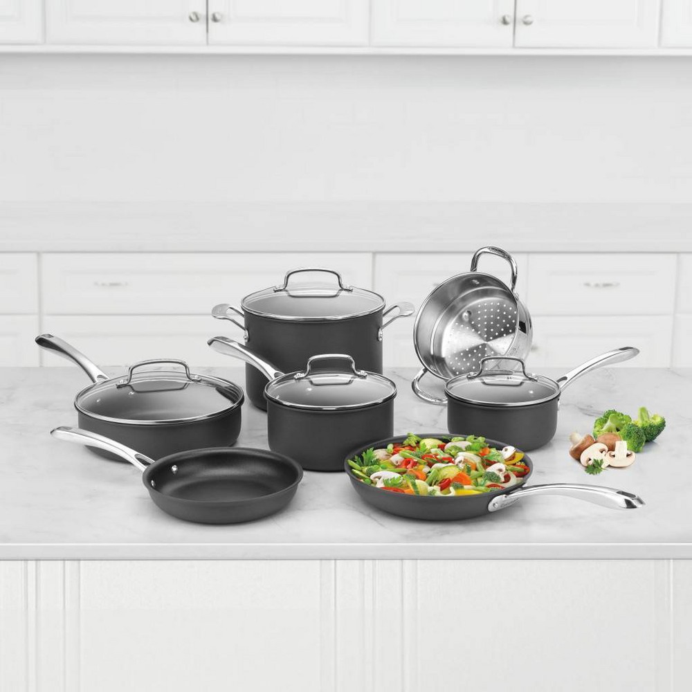 slide 2 of 4, Cuisinart Classic 11pc Hard Anodized Cookware Set - 63-11, 11 ct