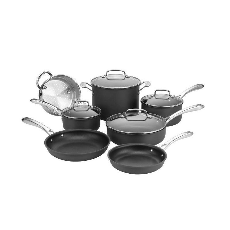 slide 1 of 1, Cuisinart Classic 11pc Hard Anodized Cookware Set - 63-11, 11 ct