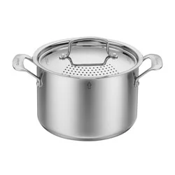 Cuisinart Classic 5.75qt Stainless Steel Pasta Pot with Straining Cover - 83665S-22: Induction Safe, Dishwasher-Safe
