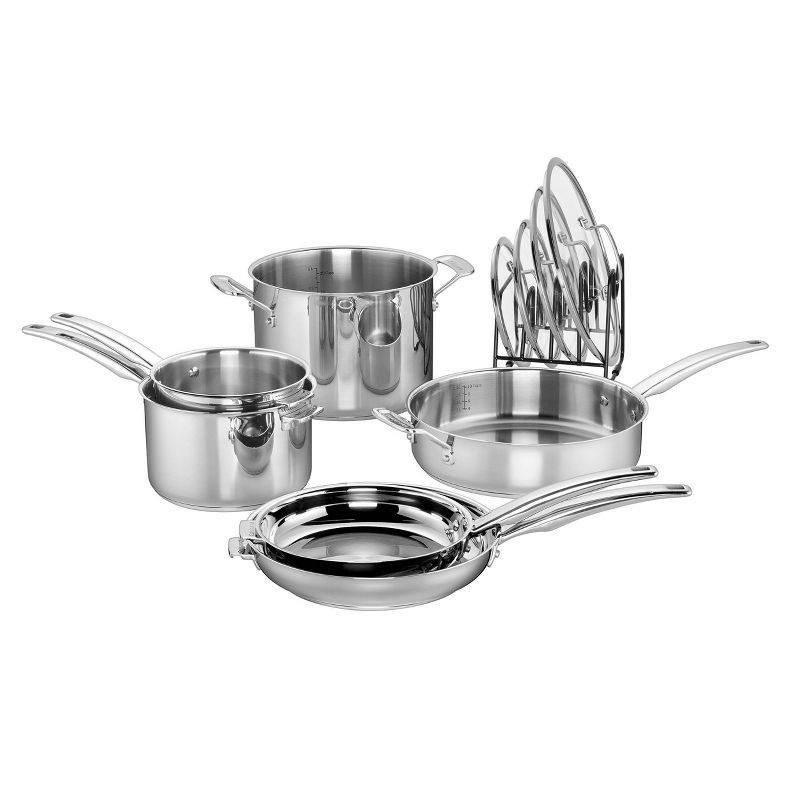 slide 1 of 1, Cuisinart SmartNest 11pc Stainless Steel Cookware Set - N91-11T, 11 ct