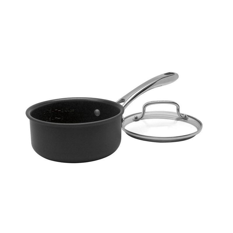 slide 1 of 1, Cuisinart Classic 1qt Hard Anodized Saucepan with Cover - 6319-14, 1 qt