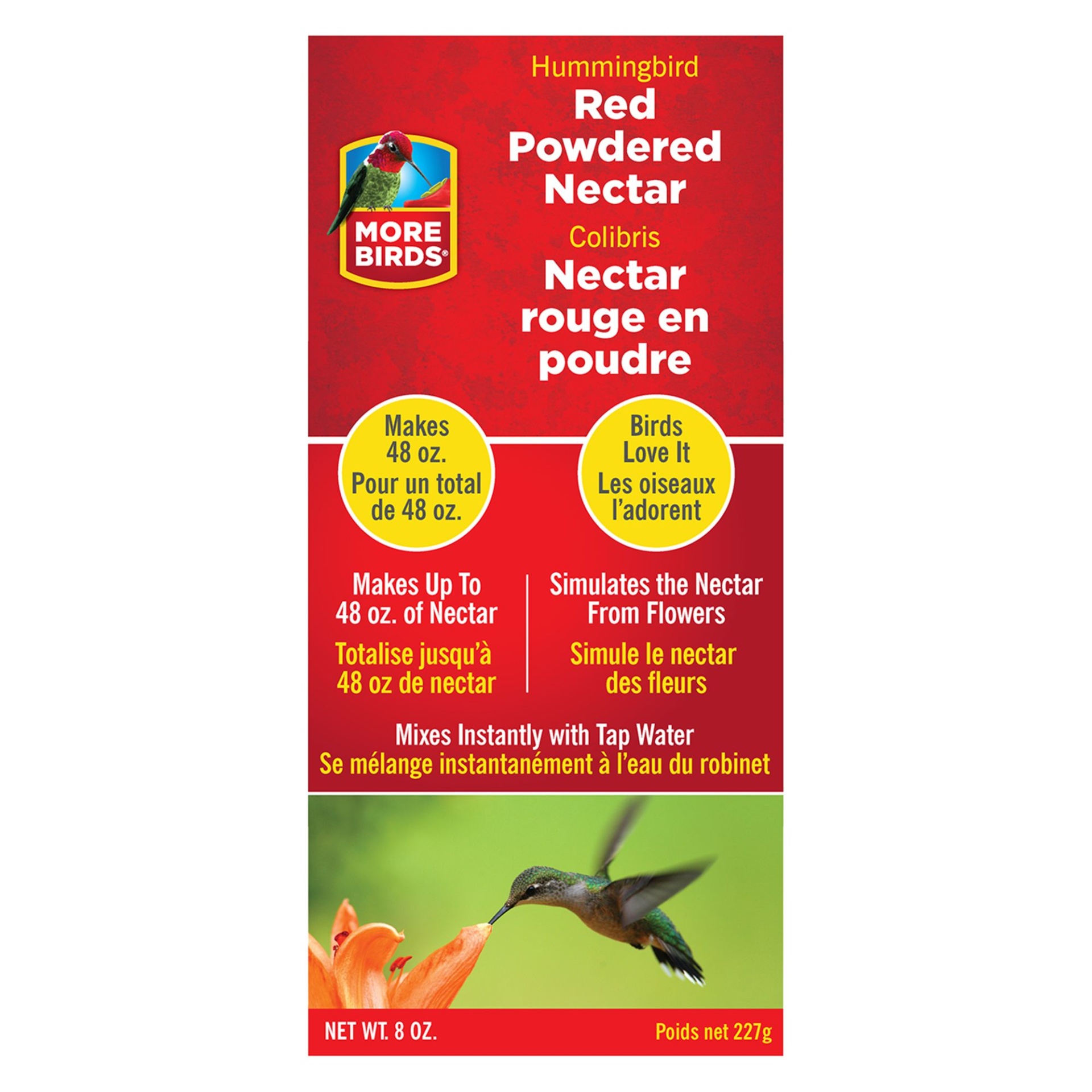slide 1 of 1, More Birds Powdered Hummingbird Nectar - Red, 8 oz