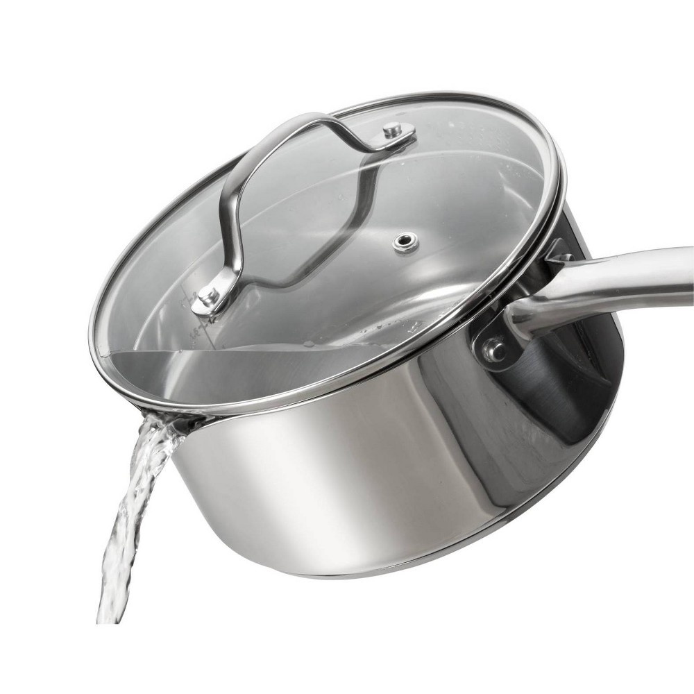 T-fal Performa Stainless Steel 3qt Covered Saucepan 3 qt