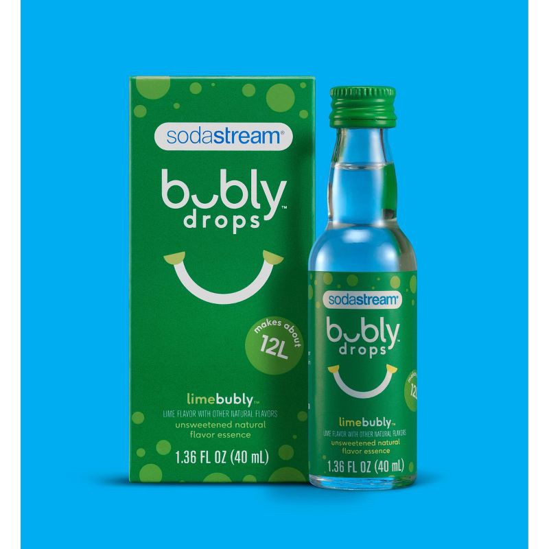 slide 2 of 4, SodaStream Bubly Lime Drops - 1.36 fl oz, 1.36 fl oz